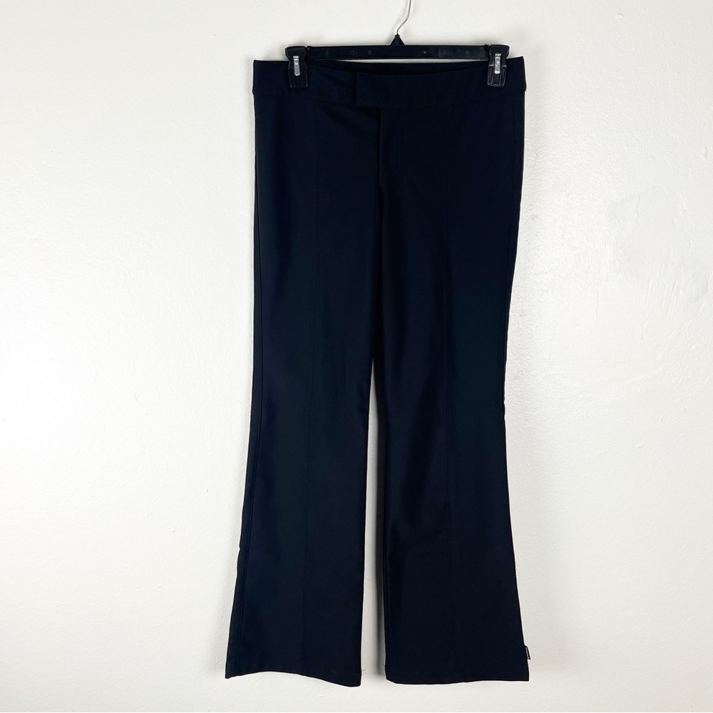 PRANA Originals Breathe Classic Black Wide Leg Casual Pants Medium Casual Office - Picture 2 of 12